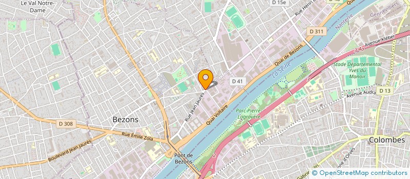 localisation de l'entreprise SIDI GERALDO - ANIMATIONS, CONFERENCES ET SPECTACLES PEDAGOGIQUES à BEZONS