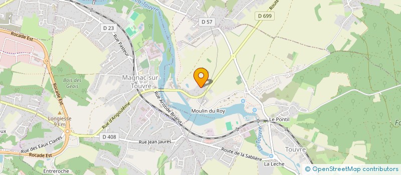 localisation de l'entreprise SIDIAC POLYMERES à TOUVRE