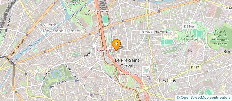 localisation de l'entreprise SIDIBE SARL à LE PRE-SAINT-GERVAIS