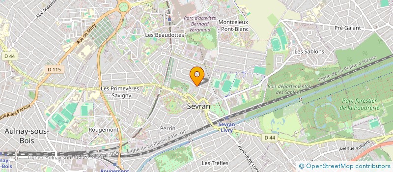 localisation de l'entreprise SIDICOM à SEVRAN