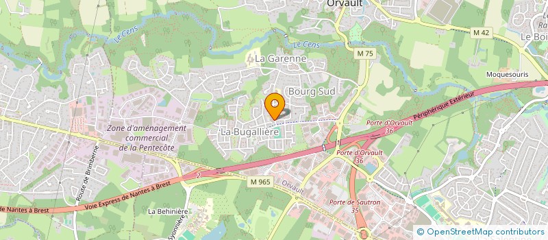 localisation de l'entreprise SIDILEB à ORVAULT