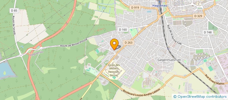 localisation de l'entreprise SIDIS S.A.S. à HAGUENAU