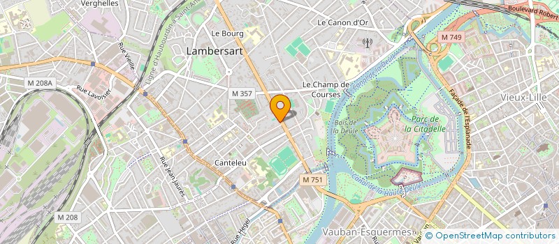 localisation de l'entreprise SIDLEY à LAMBERSART