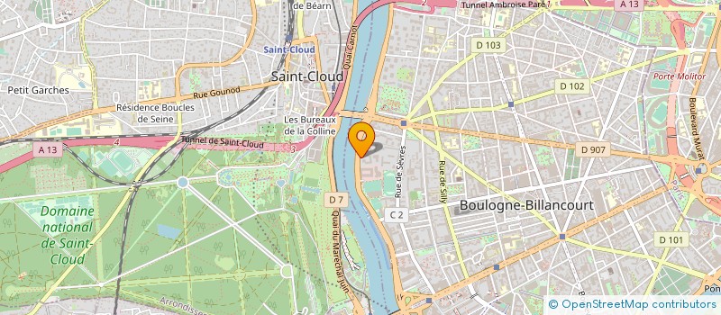 localisation de l'entreprise SIDMIA INTERNATIONAL à BOULOGNE-BILLANCOURT