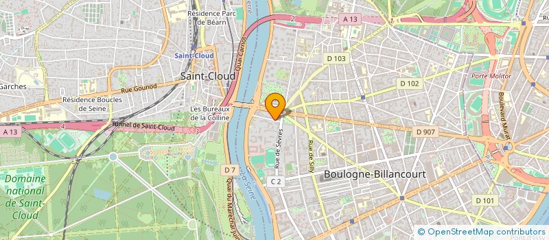 localisation de l'entreprise SIDMIA SAS à BOULOGNE-BILLANCOURT