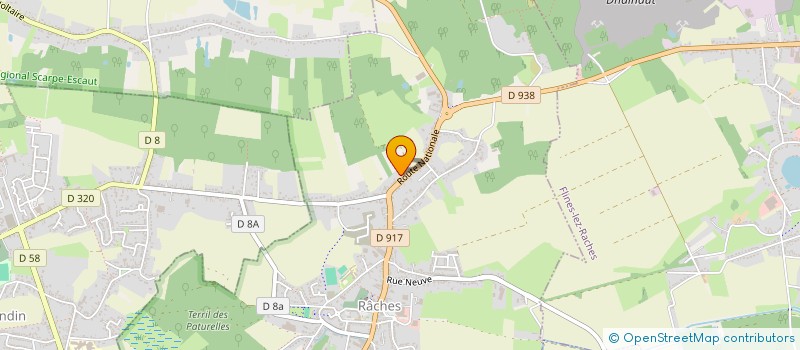 localisation de l'entreprise SIDO  RACHES