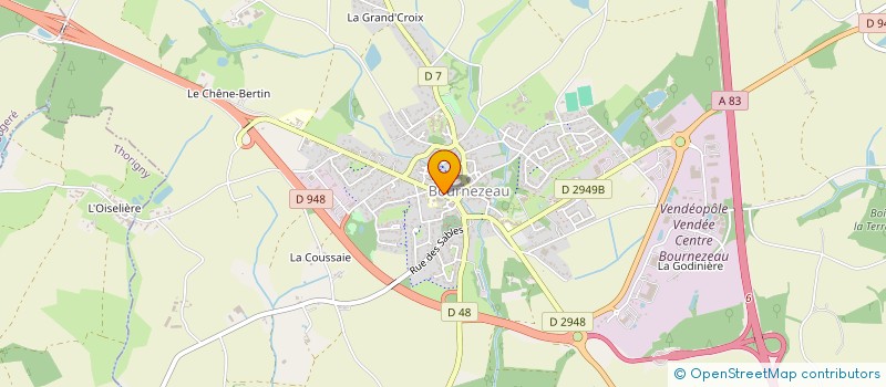 localisation de l'entreprise SIDO  BOURNEZEAU