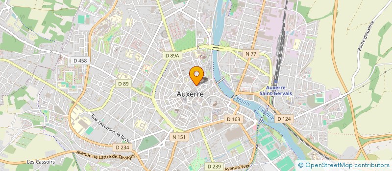 localisation de l'entreprise SIDO LAINES  AUXERRE