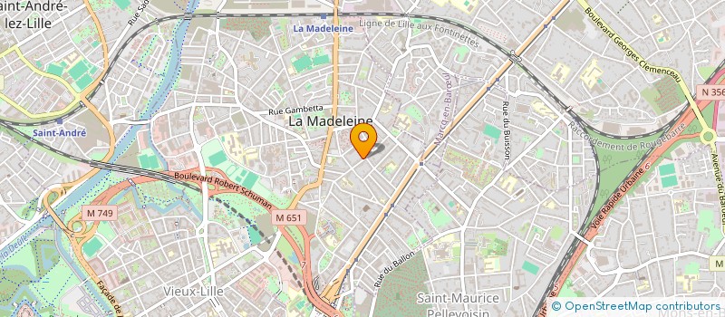 localisation de l'entreprise SIDOBETI à LA MADELEINE