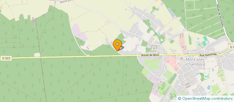 localisation de l'entreprise SIDOISNE  MONT-PRES-CHAMBORD