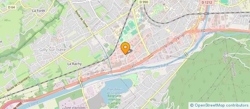 localisation de l'entreprise SIDOLOLO  ALBERTVILLE