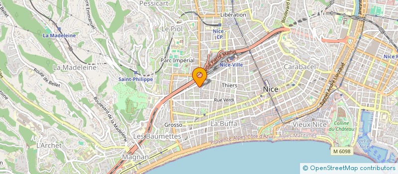 localisation de l'entreprise SIDONIA PROPERTIES à NICE