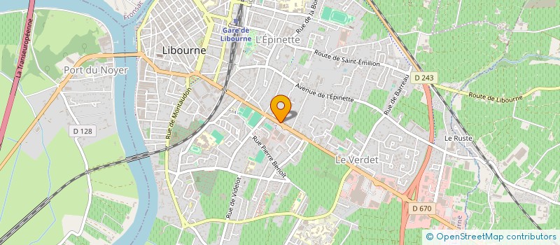 localisation de l'entreprise SIDONIE à LIBOURNE