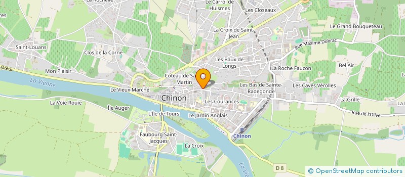 localisation de l'entreprise SIDONIE VOLTAIRE  CHINON