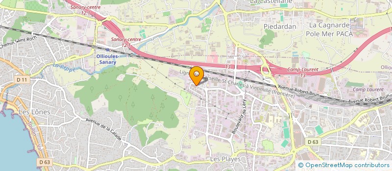 localisation de l'entreprise SIDONIO à SIX-FOURS-LES-PLAGES