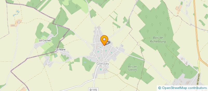 localisation de l'entreprise SIDONIO  GRESSEY