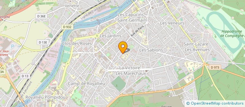 localisation de l'entreprise SIDTRANSPORT à COMPIEGNE