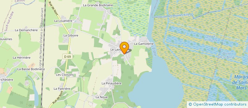 localisation de l'entreprise SIDUBOIS  SUCE-SUR-ERDRE