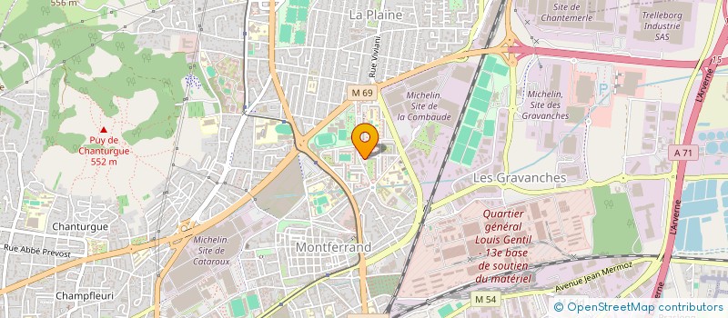 localisation de l'entreprise SIDY LINK  CLERMONT-FERRAND