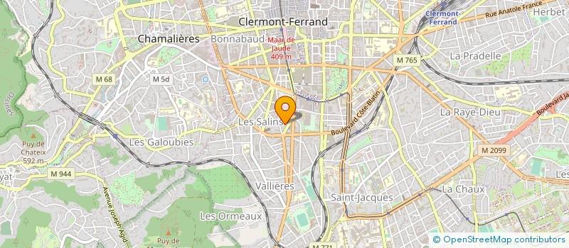 localisation de l'entreprise SIDZ  CLERMONT-FERRAND