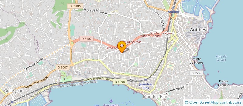 localisation de l'entreprise SIE à ANTIBES