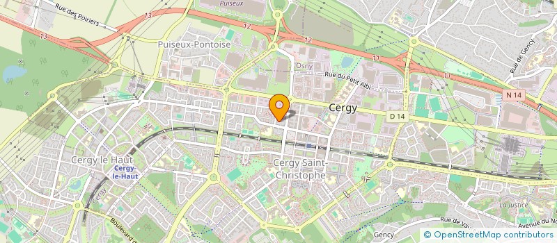 localisation de l'entreprise SIE DECORATION RENOV  CERGY