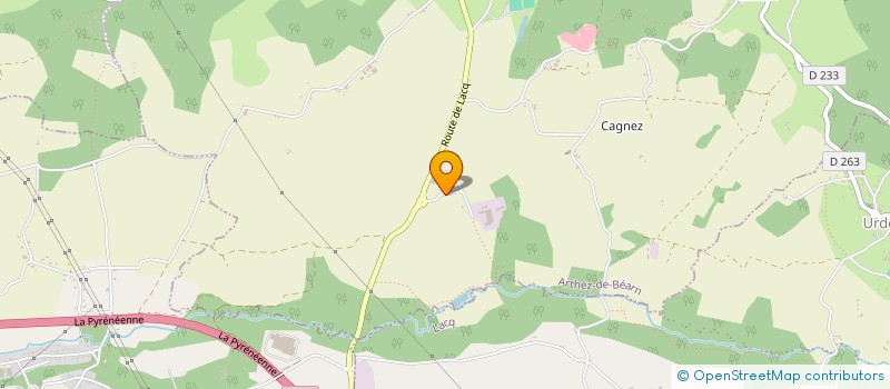 localisation de l'entreprise SIE INDUSTRIE  ARTHEZ-DE-BEARN