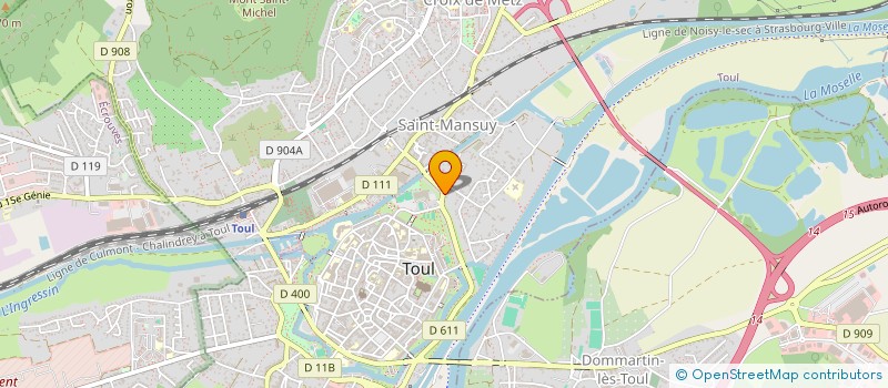 localisation de l'entreprise SIE STAR  TOUL