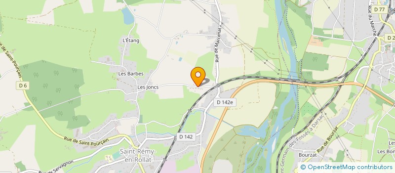 localisation de l'entreprise SIEBERT CHRISTOPHE  SAINT-REMY-EN-ROLLAT