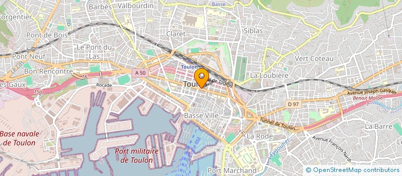 localisation de l'entreprise SIEC IMPORT EXPOR COMMERCE à TOULON
