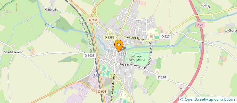 localisation de l'entreprise SIECLES EN SCENE à SEES