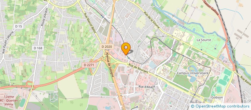 localisation de l'entreprise SIECO à OLIVET
