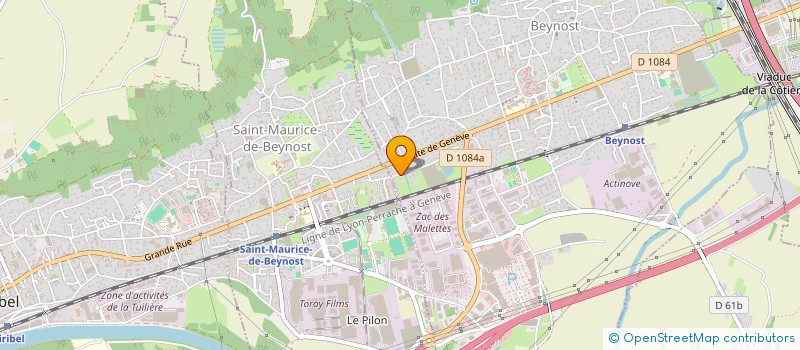 localisation de l'entreprise SIECOM - SOCIETE D'INGENIERIE EN EQUIPEMENT DE COMMUNICATION à BEYNOST
