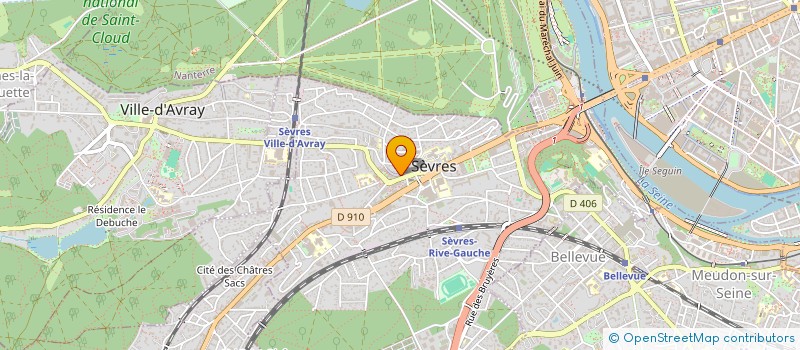 localisation de l'entreprise SIEEGELEC INGENIERIE  SEVRES