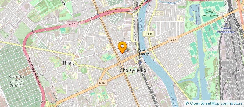 localisation de l'entreprise SIEFMA QT à CHOISY-LE-ROI