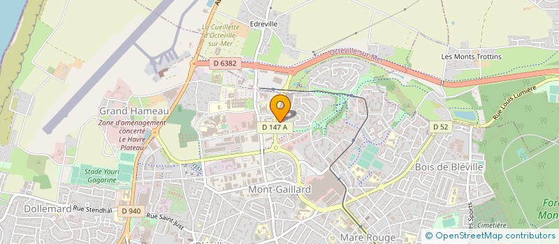 localisation de l'entreprise SIEFRIDT PEINTURE  LE HAVRE