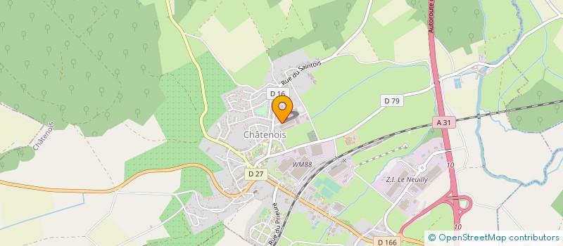 localisation de l'entreprise SIEGES D ART FRANCAIS à CHATENOIS