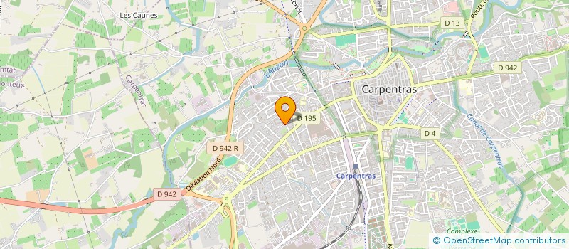 localisation de l'entreprise SIEGES J. F. MUR à CARPENTRAS