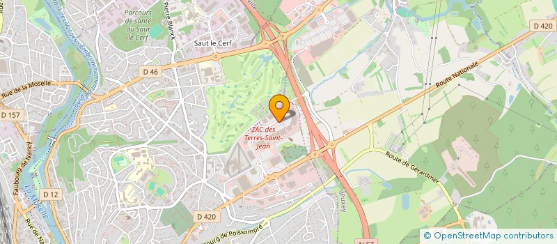 localisation de l'entreprise SIEGES THOMAS à EPINAL