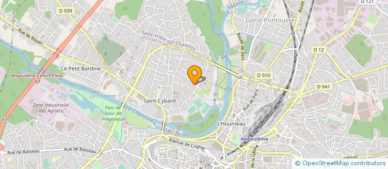 localisation de l'entreprise SIEGFRIED BRUSSEAUX à ANGOULEME
