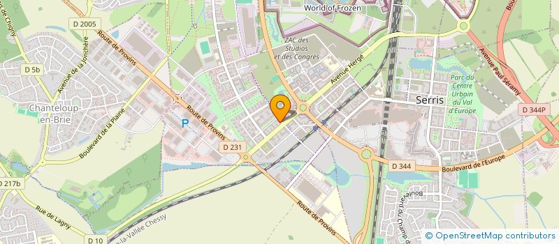 localisation de l'entreprise SIEKH  MONTEVRAIN