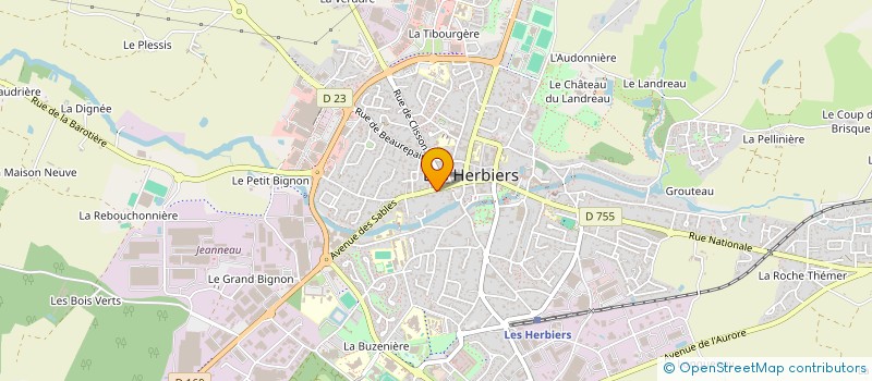 localisation de l'entreprise SIEL  LES HERBIERS