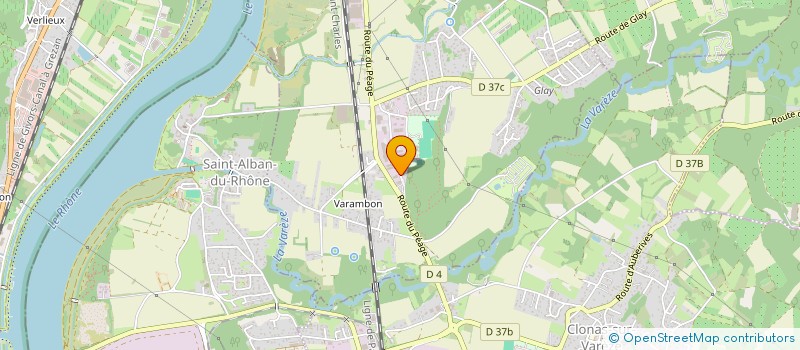 localisation de l'entreprise SIEL  SAINT-CLAIR-DU-RHONE