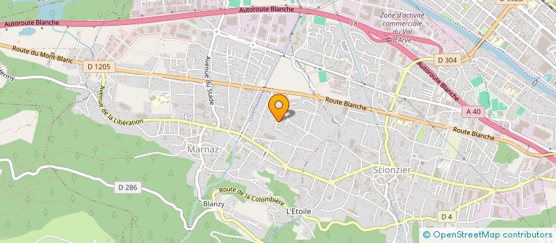 localisation de l'entreprise SIEMAR  MARNAZ