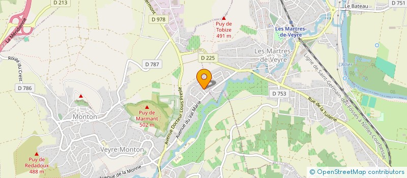 localisation de l'entreprise SIEMPRE ART à VEYRE-MONTON