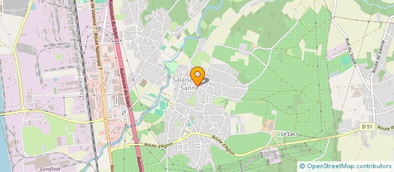 localisation de l'entreprise SIEMPRE VIVA  SALAISE-SUR-SANNE