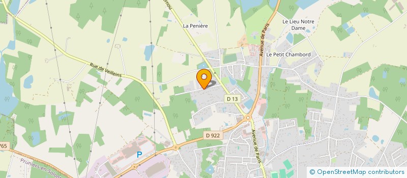 localisation de l'entreprise SIENNA  ROMORANTIN-LANTHENAY