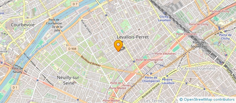localisation de l'entreprise SIENNA à LEVALLOIS-PERRET