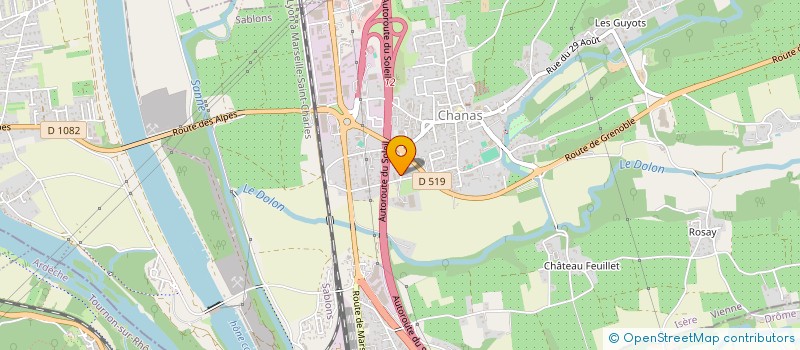 localisation de l'entreprise SIEPPA  CHANAS