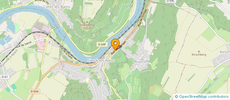 localisation de l'entreprise SIERCK AMBULANCES  SIERCK-LES-BAINS